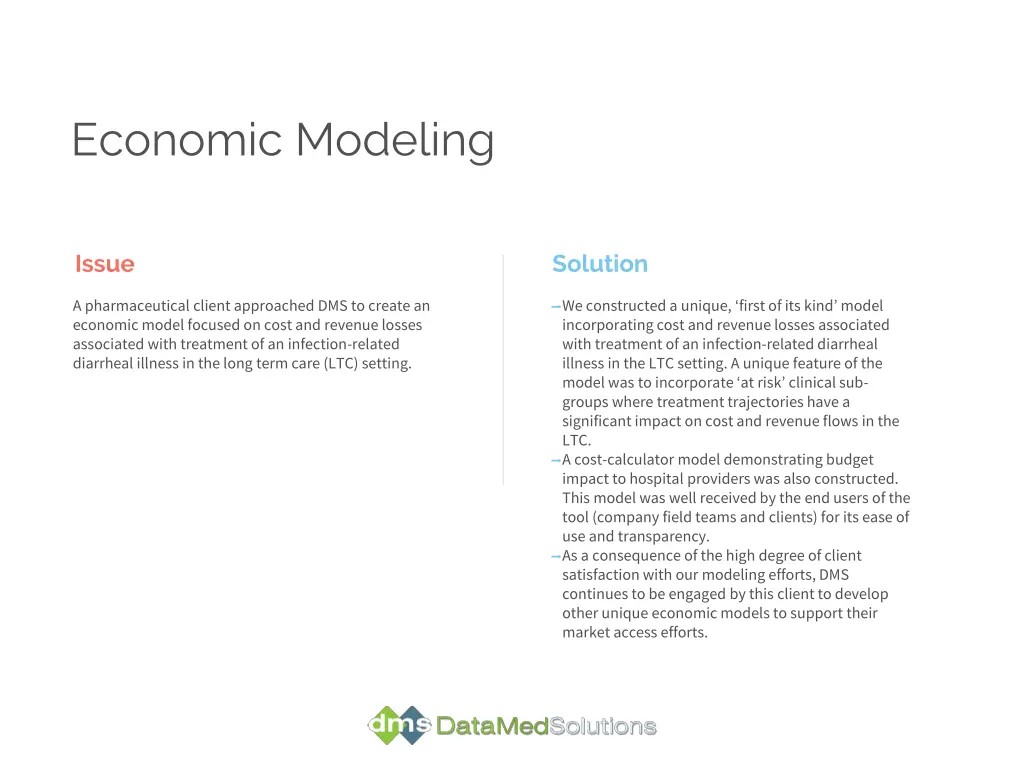 economic modeling