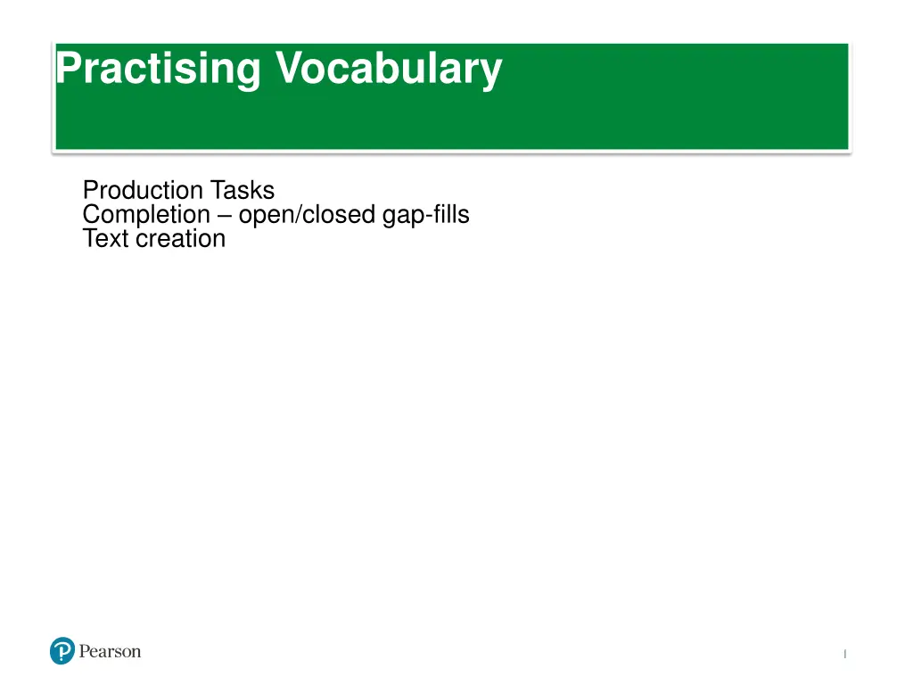 practising vocabulary 1