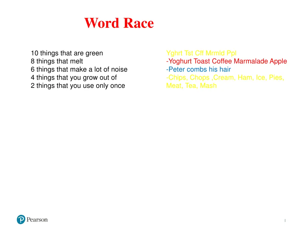 word race