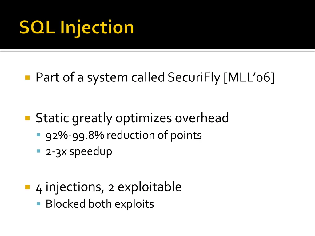 part of a system called securifly mll 06