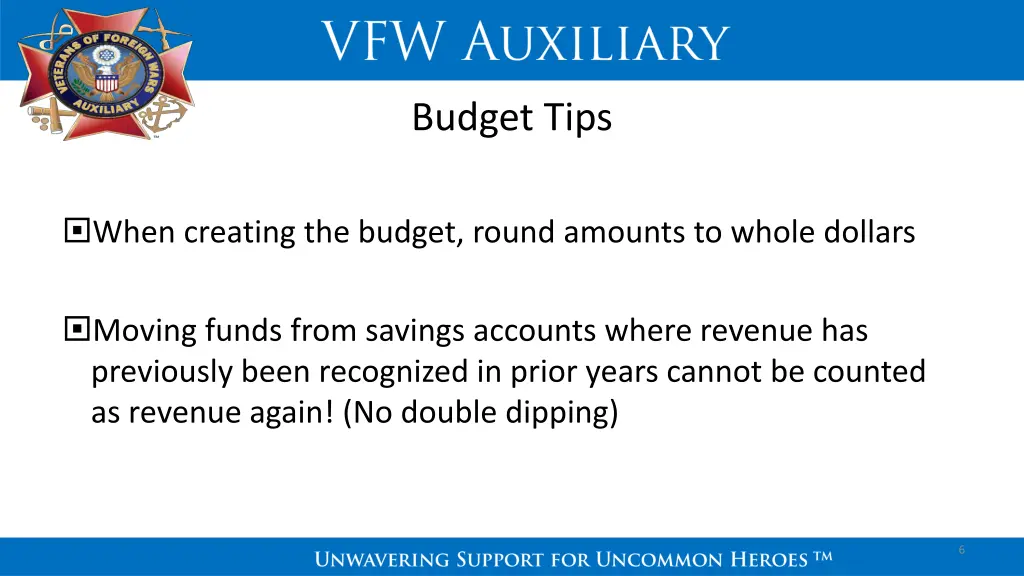 budget tips