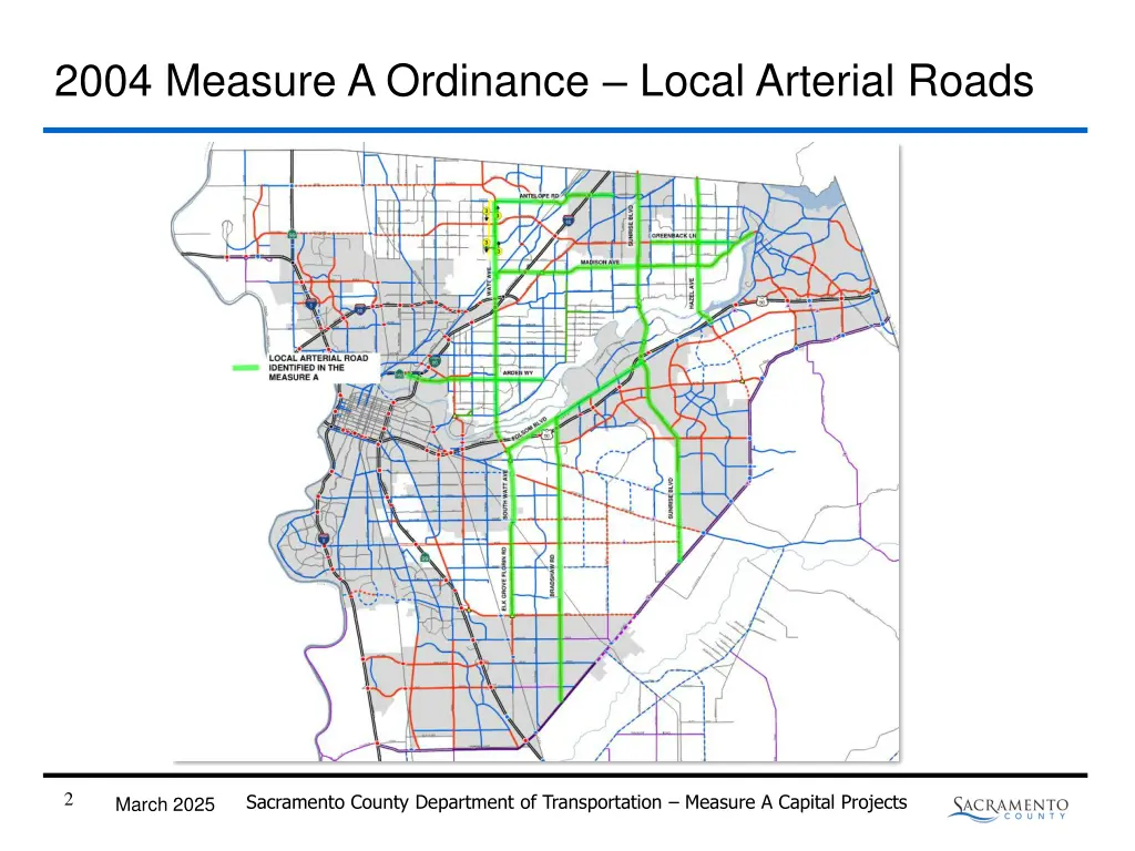 2004 measure a ordinance local arterial roads