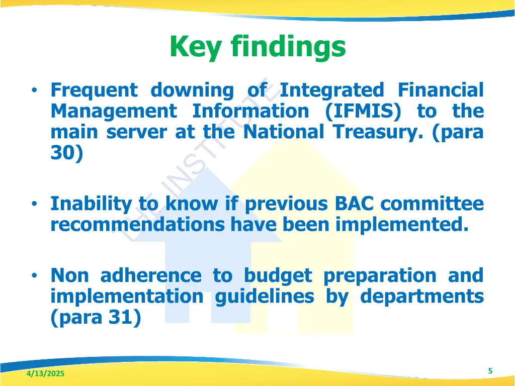 key findings 1