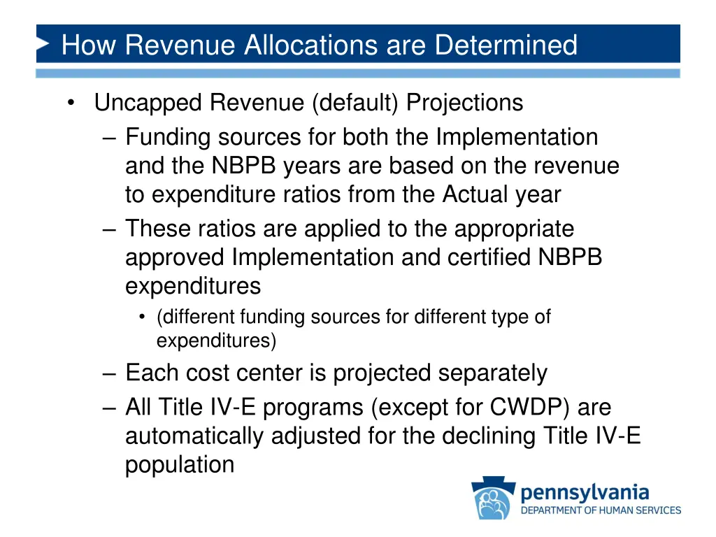 how revenue allocations are determined 10