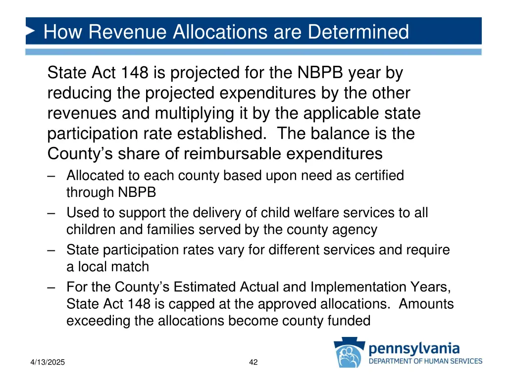how revenue allocations are determined 12