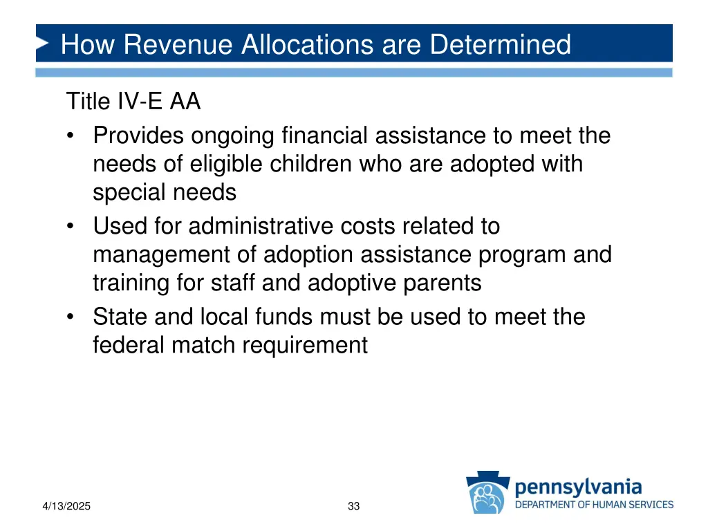how revenue allocations are determined 3