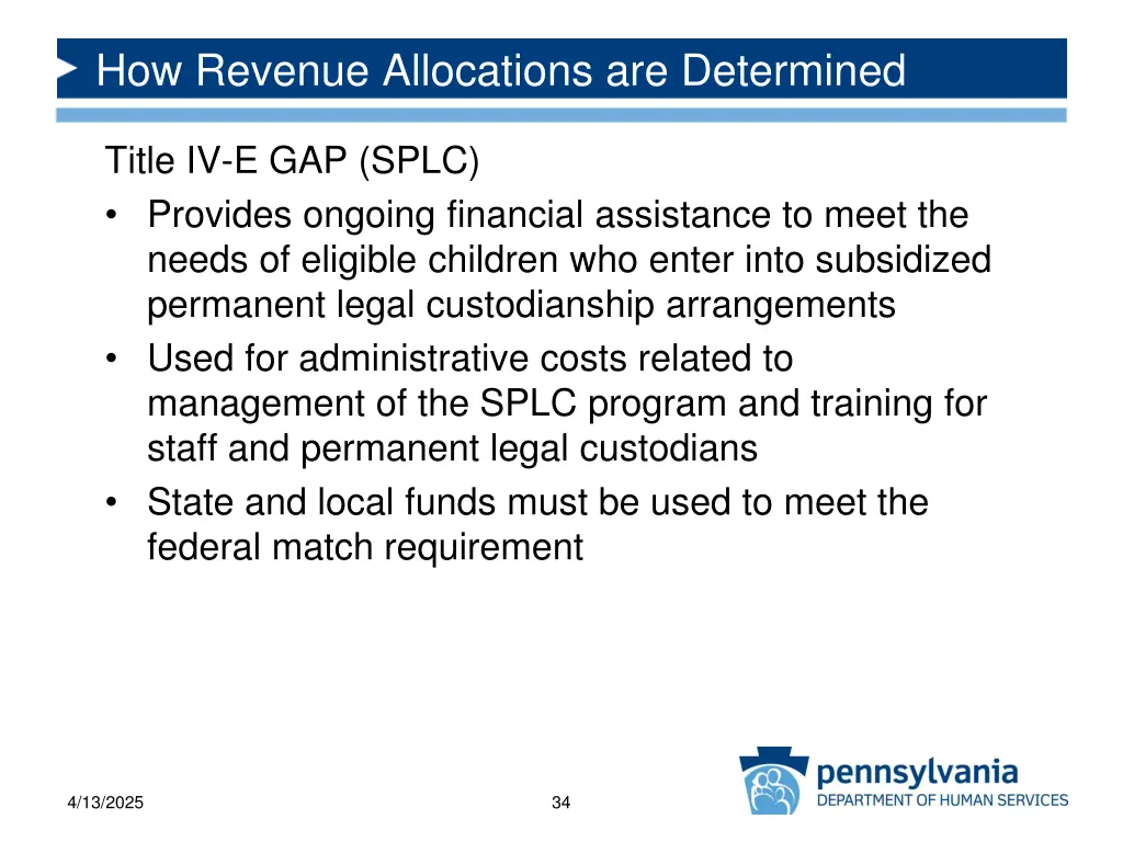 how revenue allocations are determined 4