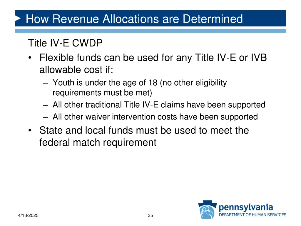 how revenue allocations are determined 5