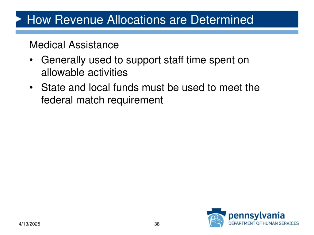 how revenue allocations are determined 8