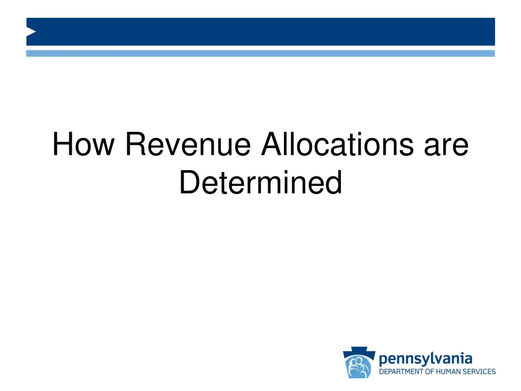 how revenue allocations are determined