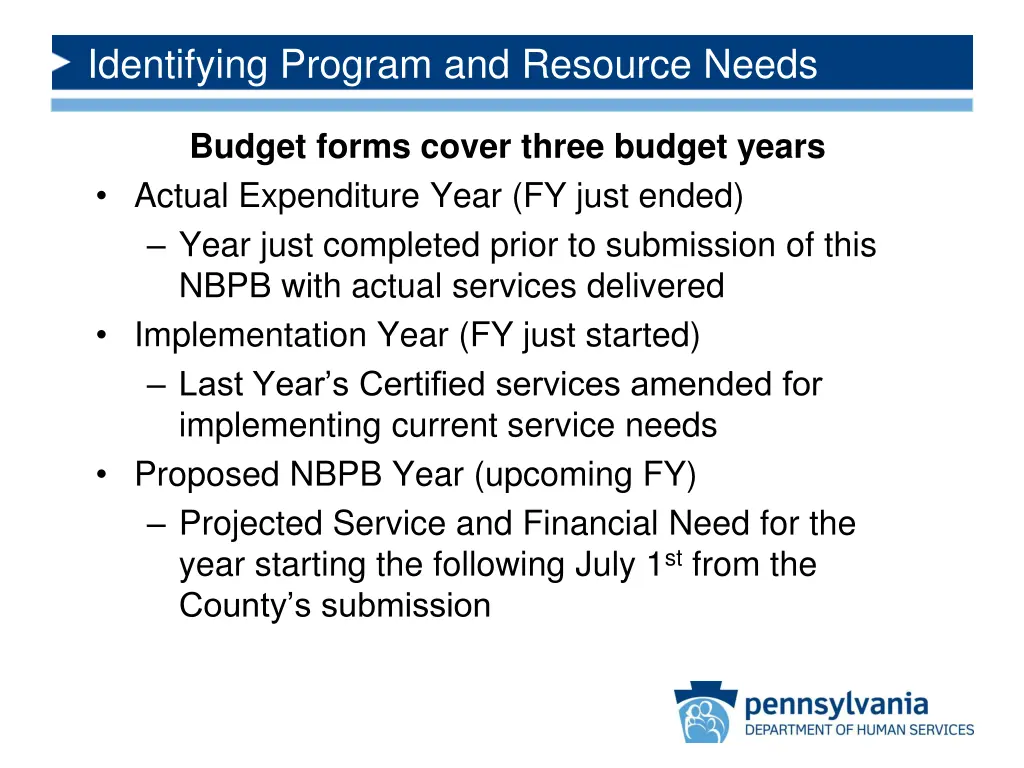 identifying program and resource needs 2