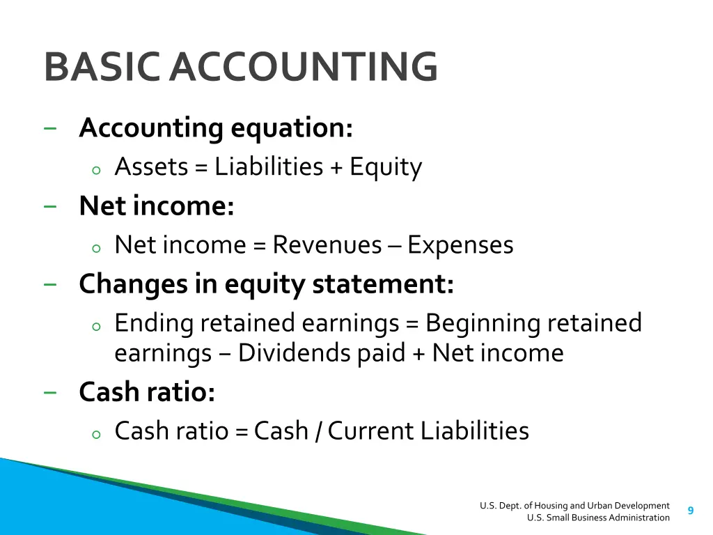 basic accounting