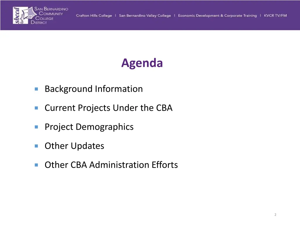 agenda