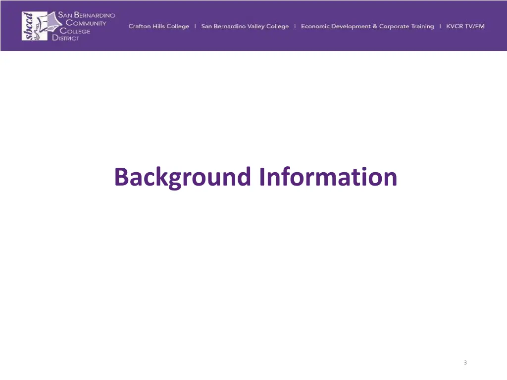 background information