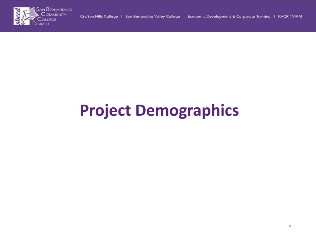project demographics