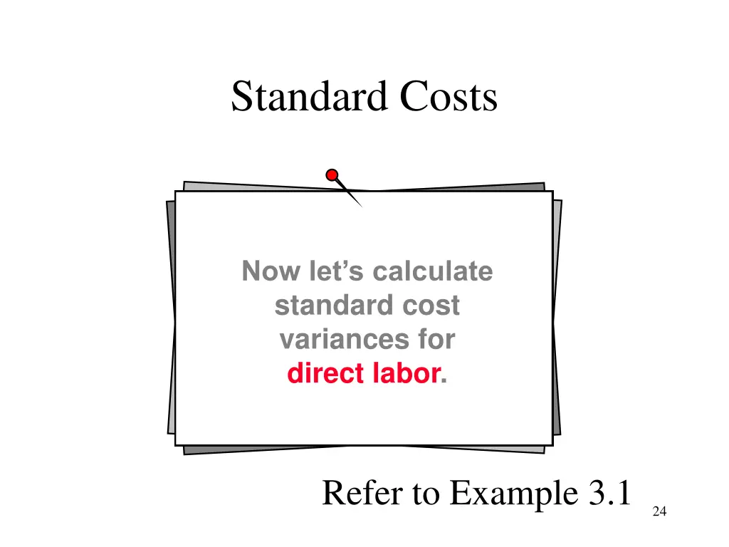 standard costs 2