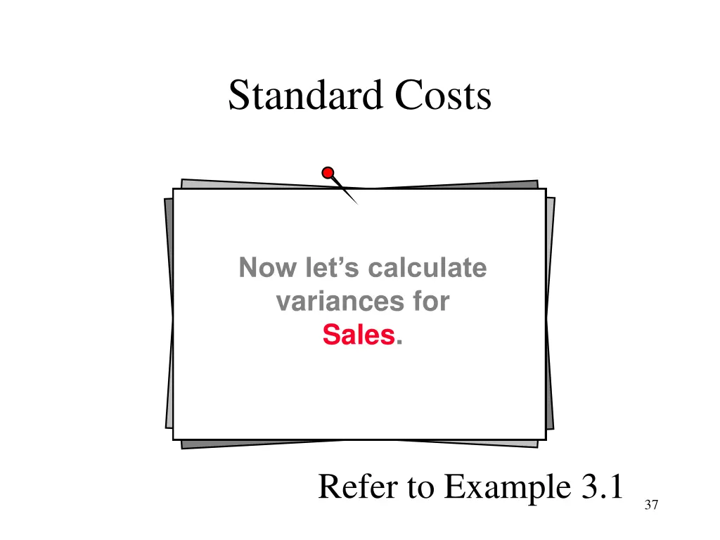 standard costs 4