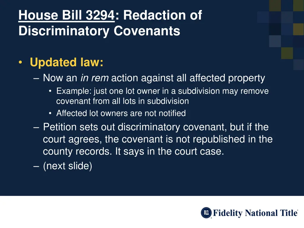 house bill 3294 redaction of discriminatory 4