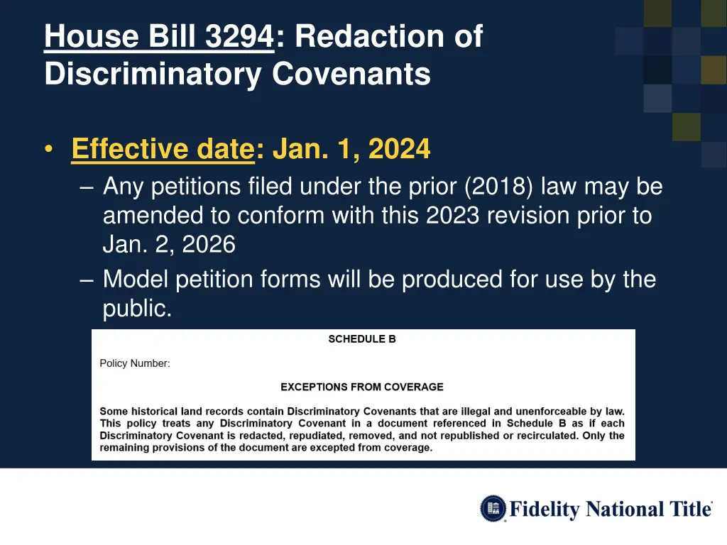 house bill 3294 redaction of discriminatory 7