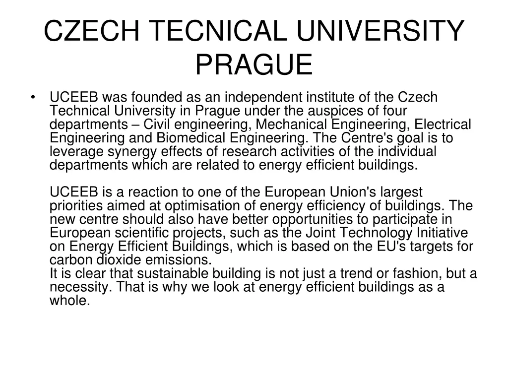 czech tecnical university prague