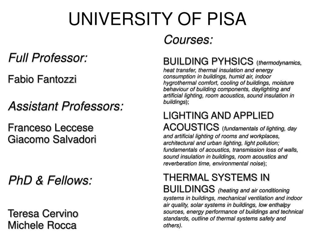 university of pisa