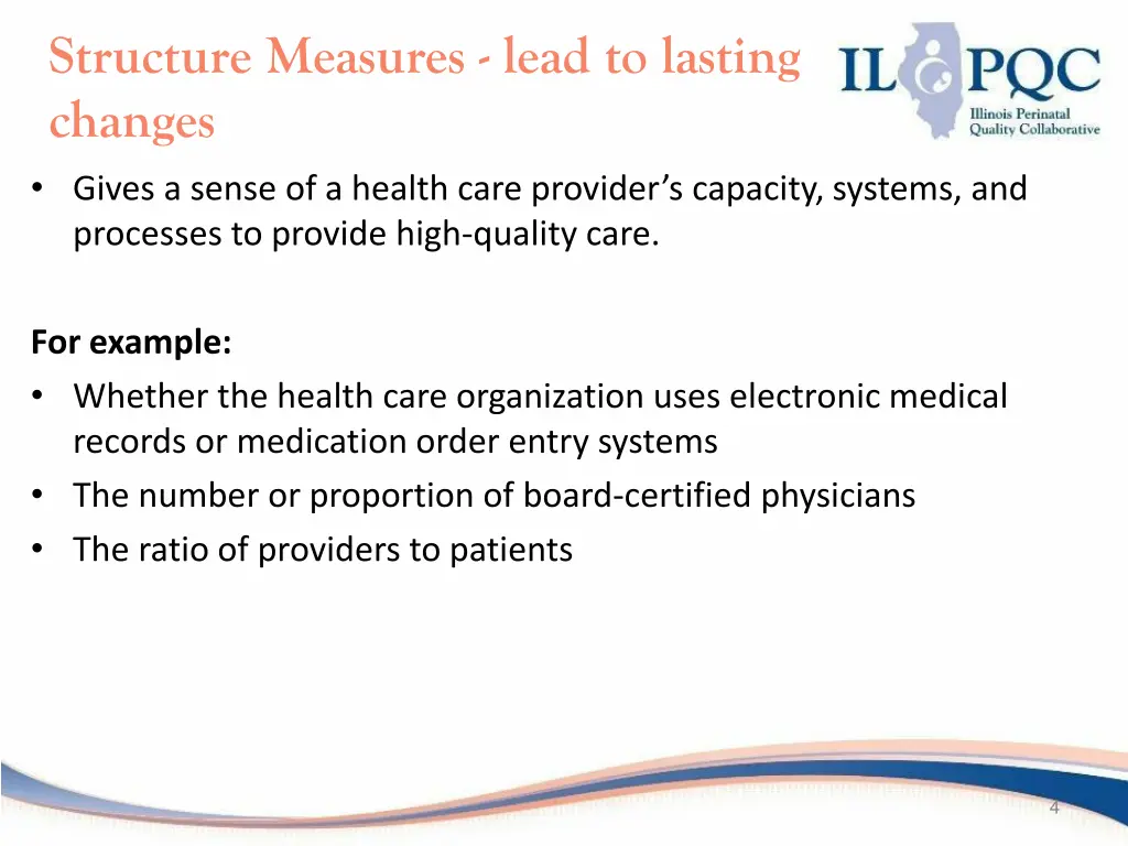structure measures lead to lasting changes gives