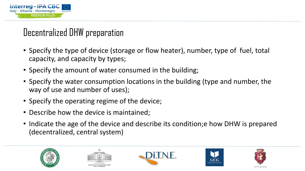 decentralized dhw preparation