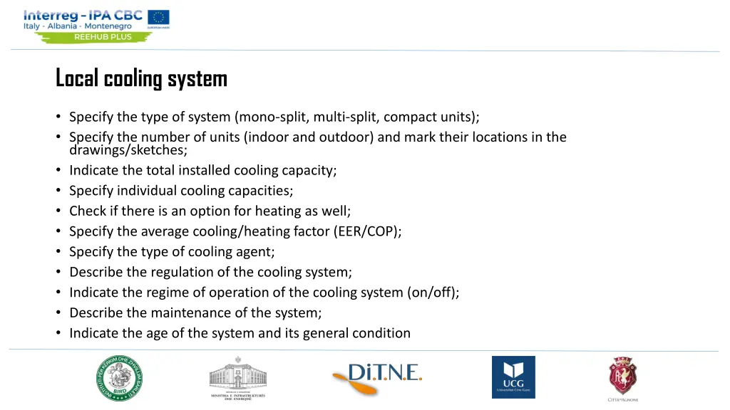 local cooling system