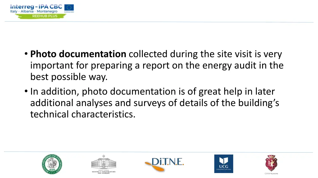 photo documentation collected during the site