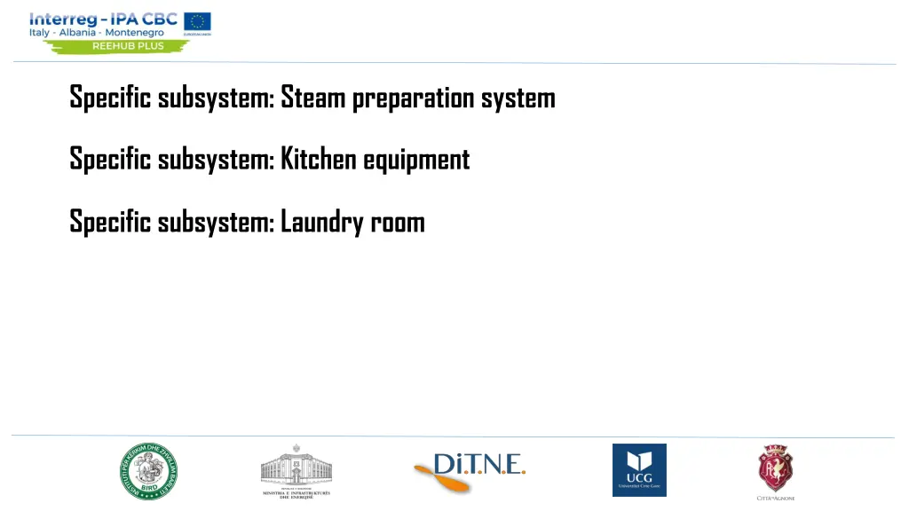 specific subsystem steam preparation system