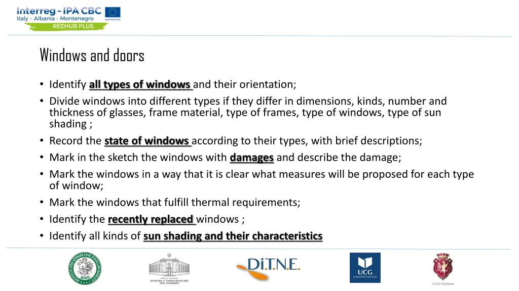 windows and doors