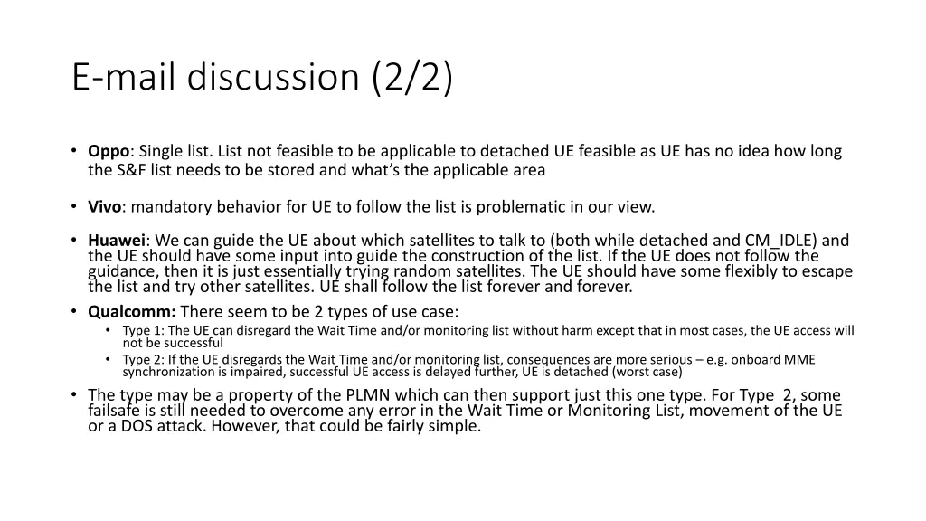e mail discussion 2 2
