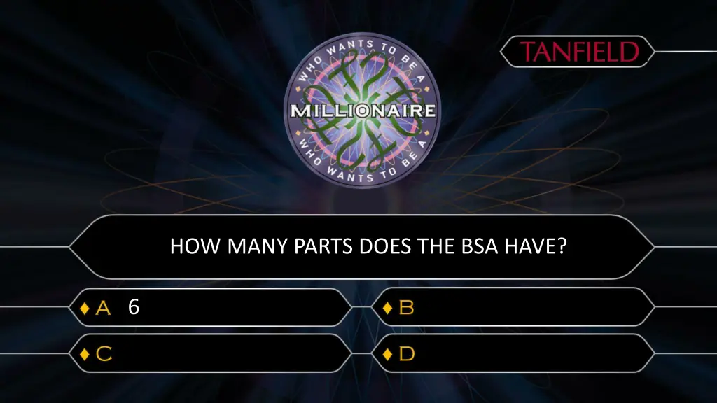how many parts does the bsa have 1