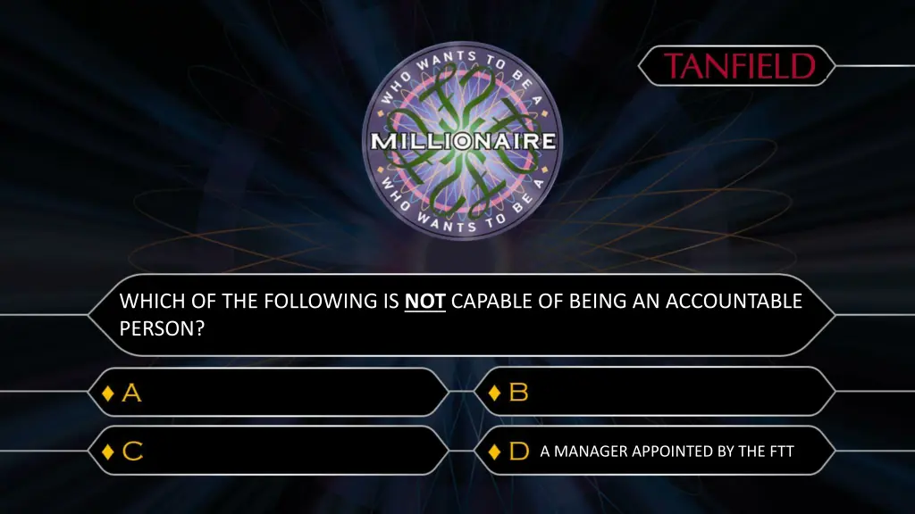 which of the following is not capable of being 1