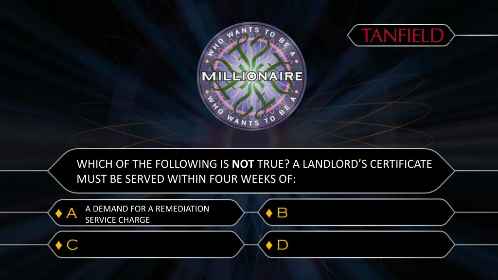 which of the following is not true a landlord 1