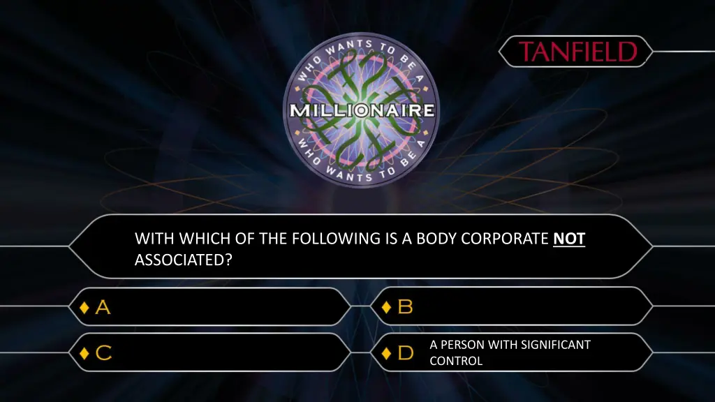 with which of the following is a body corporate 1