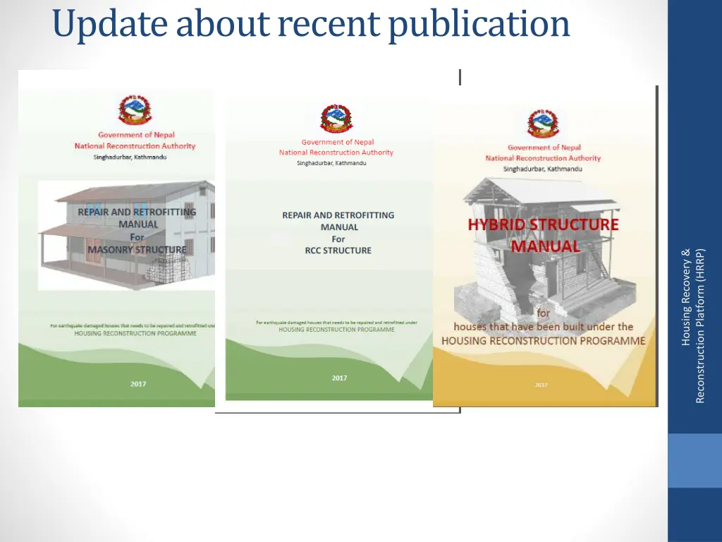 update about recent publication