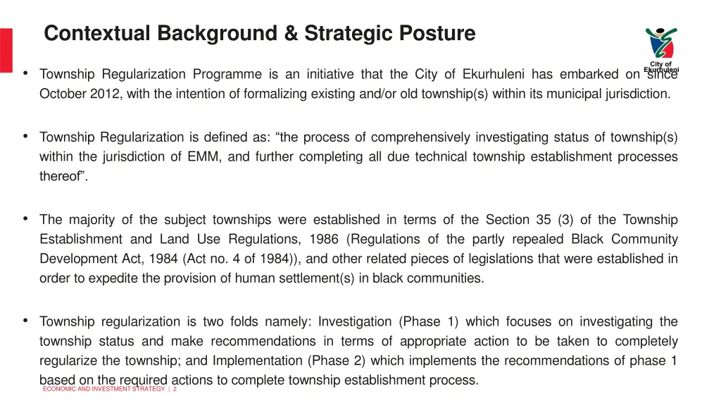 contextual background strategic posture