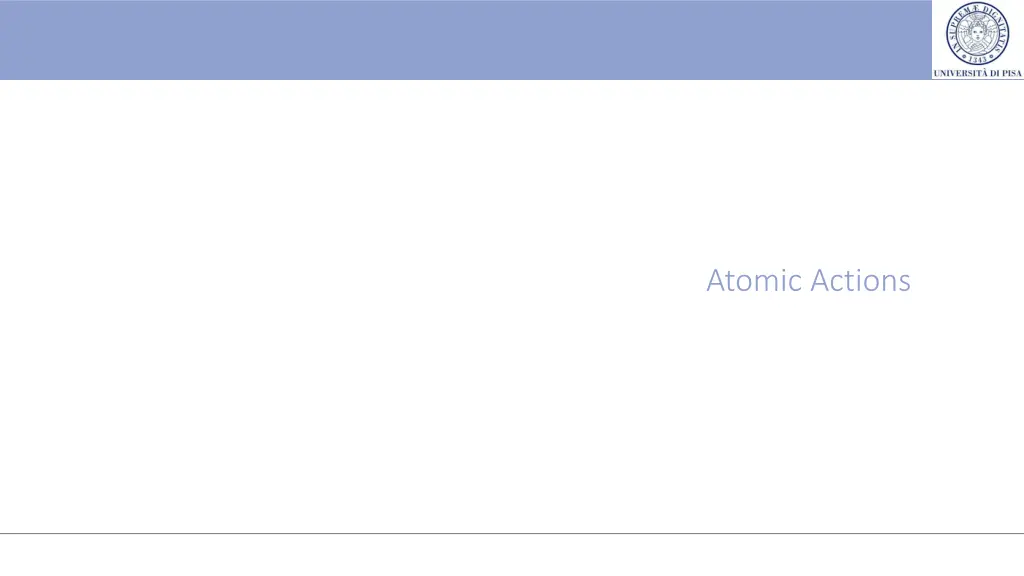 atomic actions