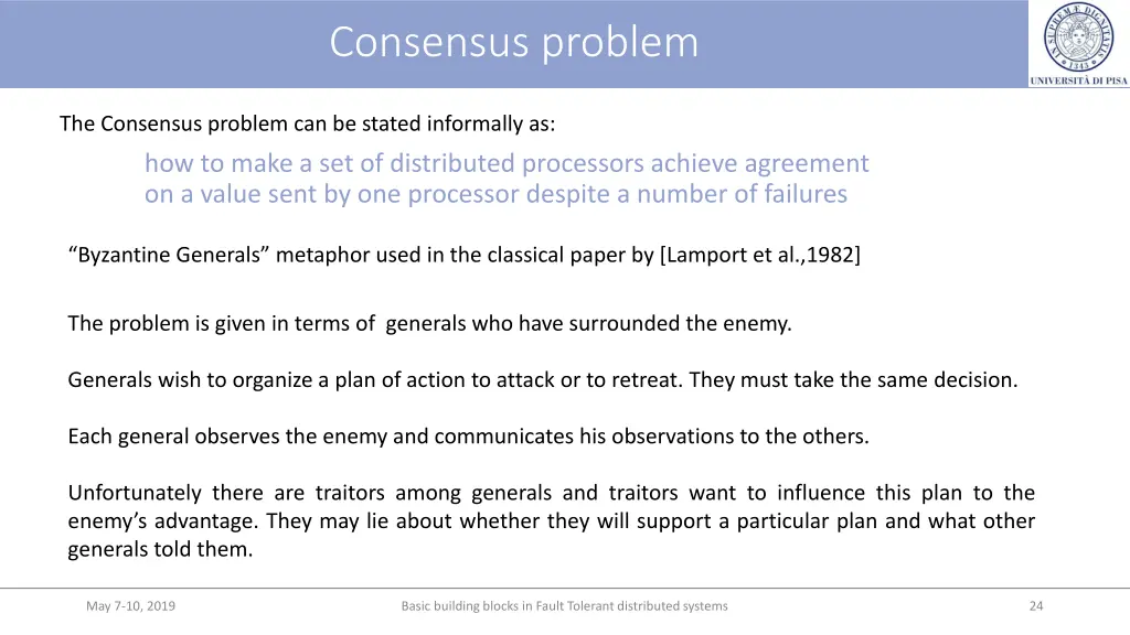 consensus problem 1