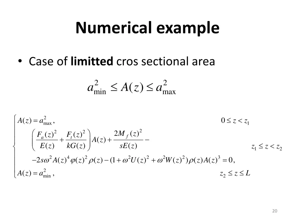 numerical example 3