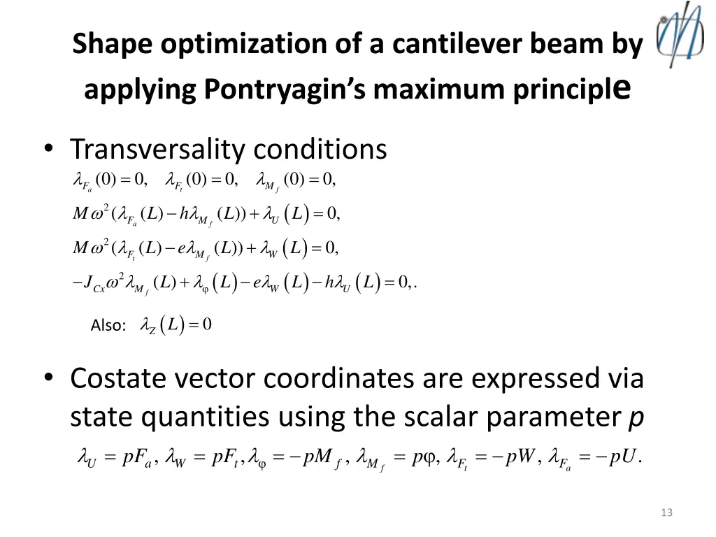 shape optimization of a cantilever beam 1
