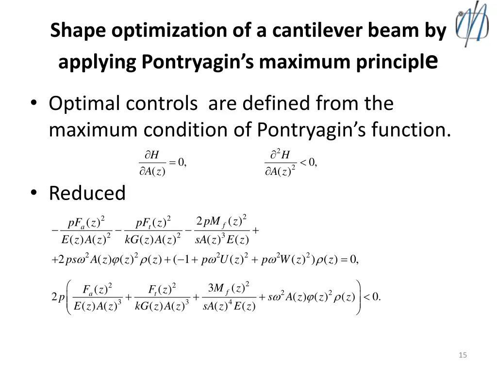 shape optimization of a cantilever beam 3