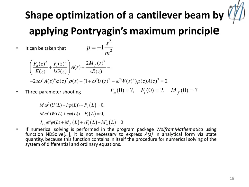 shape optimization of a cantilever beam 4