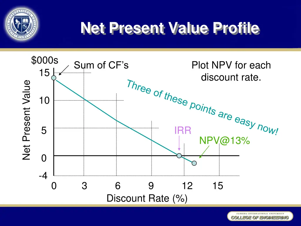 net present value profile