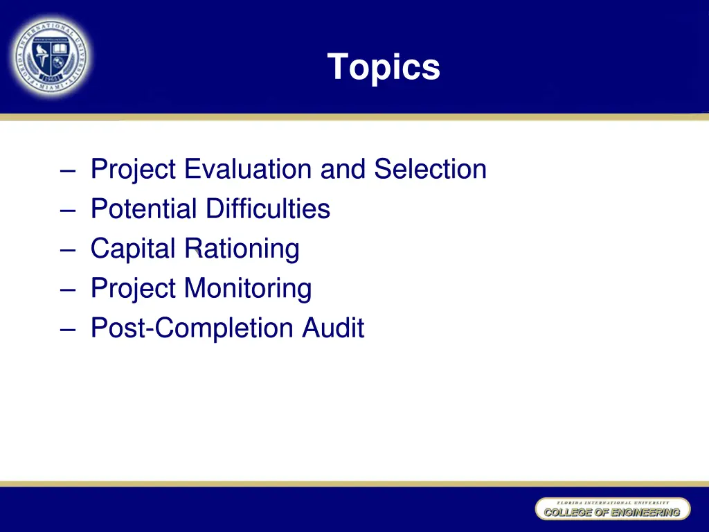 topics