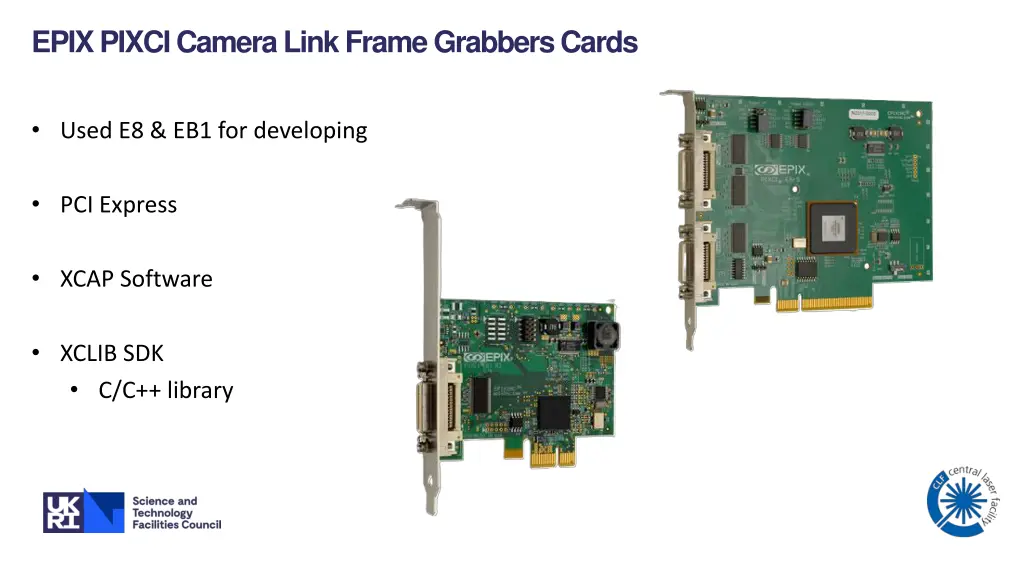 epix pixci camera link frame grabbers cards