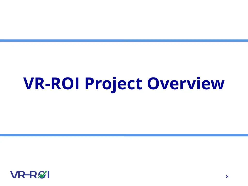 vr roi project overview