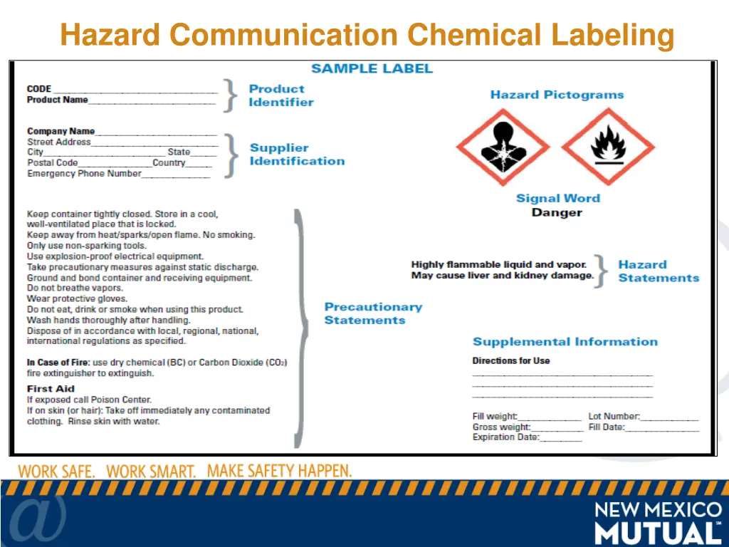 hazard communication chemical labeling 1