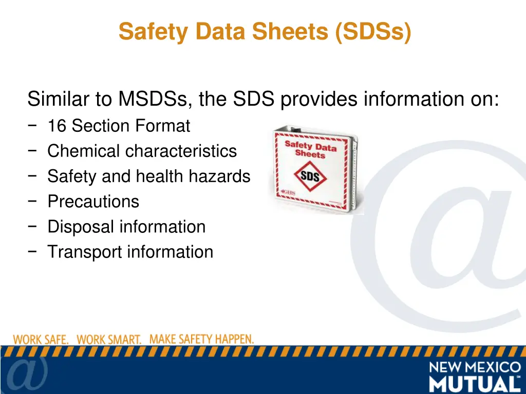 safety data sheets sdss